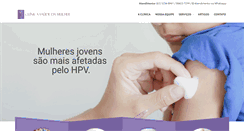 Desktop Screenshot of clinicasaudedamulher.com.br
